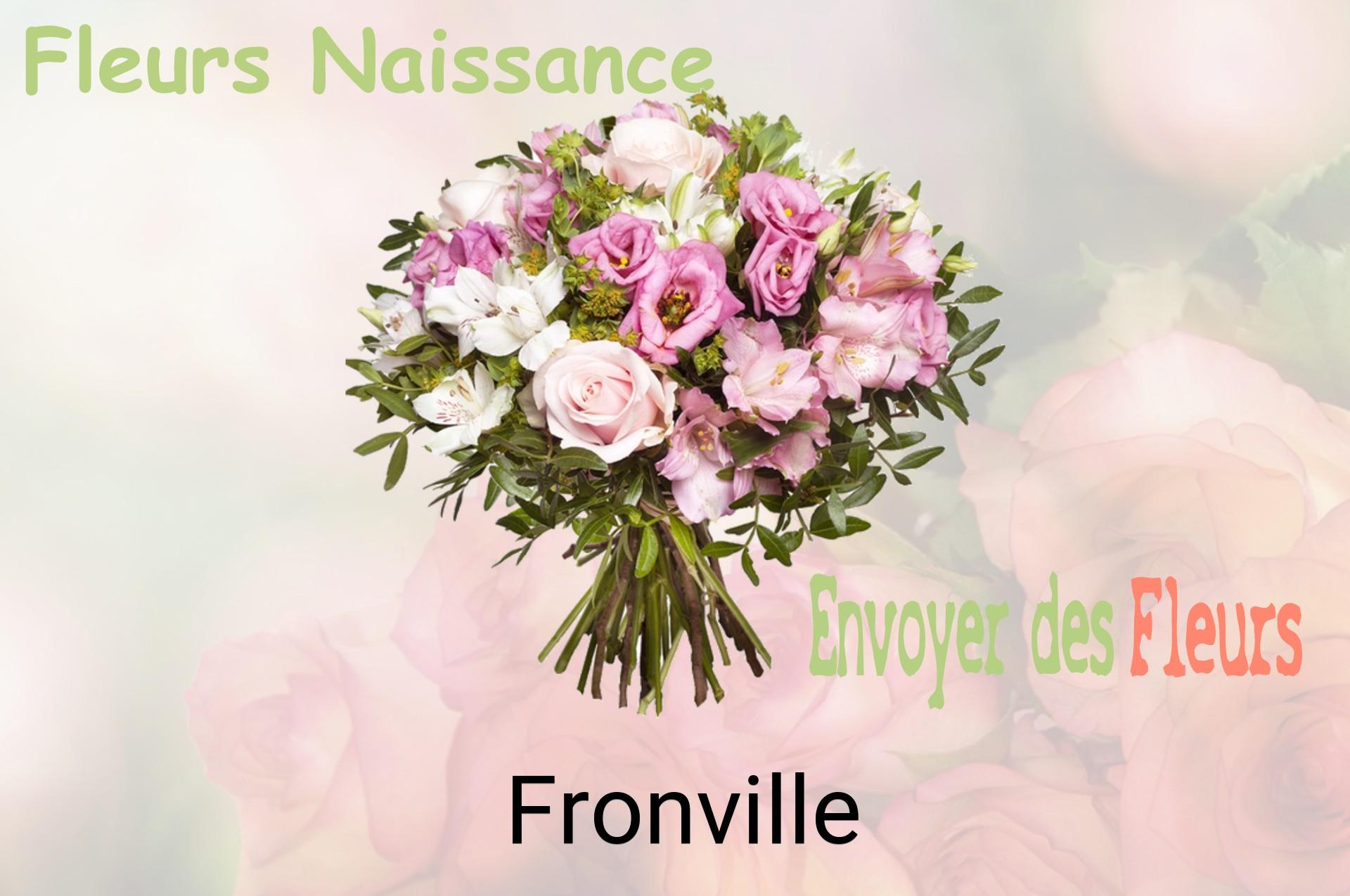 Bouquet de fleurs de naissance livré à Fronville